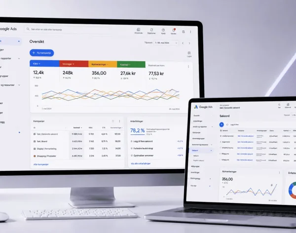 Professzionális Google Ads hirdetéskezelés kampányeredményekkel és teljesítményelemzéssel